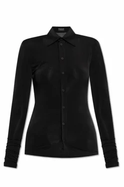 Balenciaga CZARNY Taliowana koszula