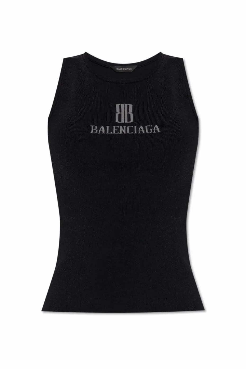 Balenciaga CZARNY Top z logo