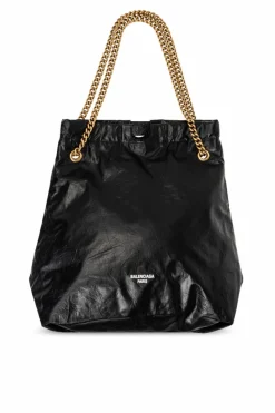 Balenciaga CZARNY Torba ‘Crush Medium’ typu ‘shopper’