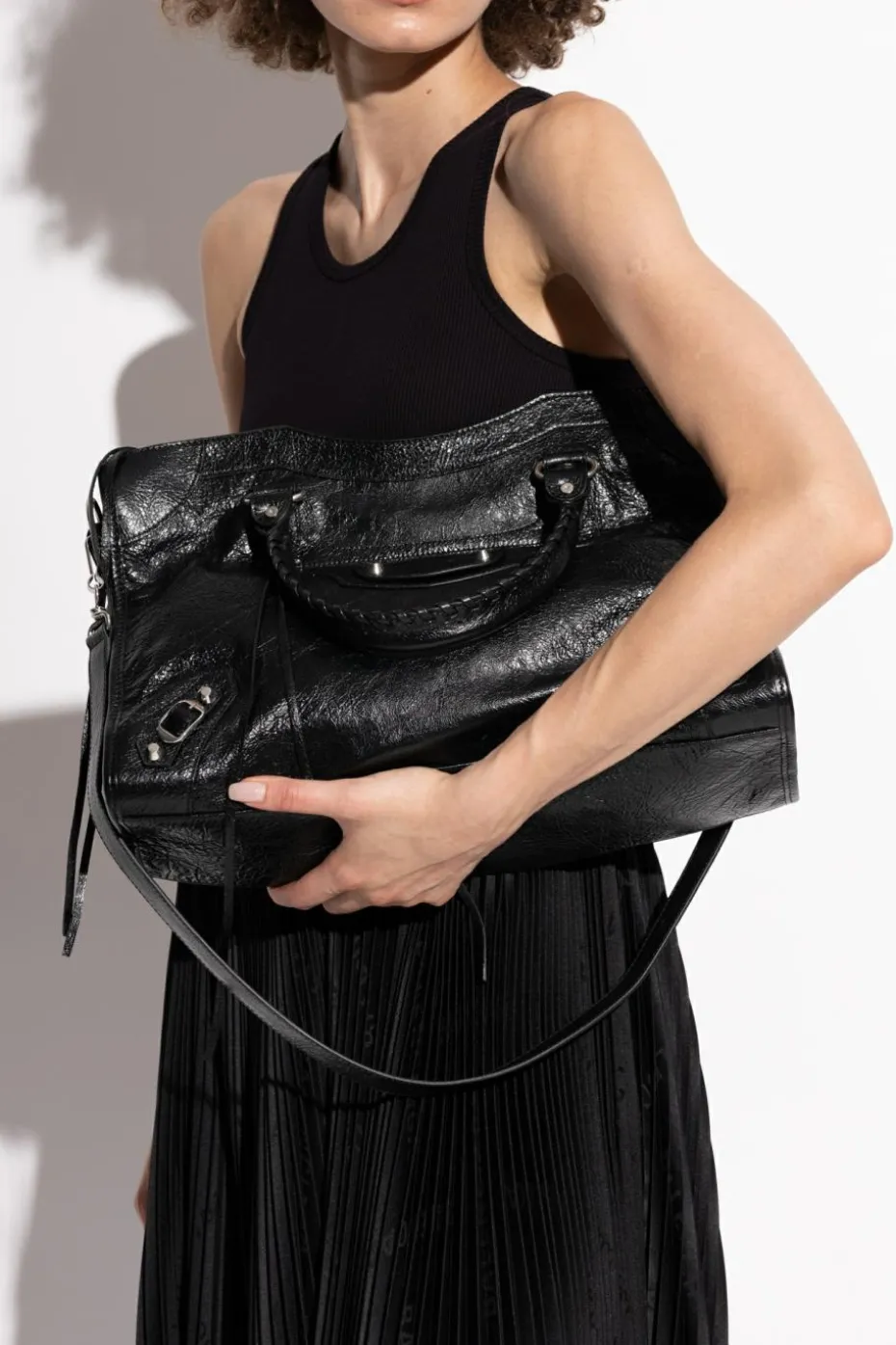 Balenciaga CZARNY Torba na ramię `Le City Medium`