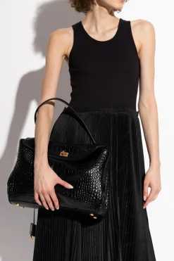 Balenciaga CZARNY Torba na ramię ‘Rodeo Medium’