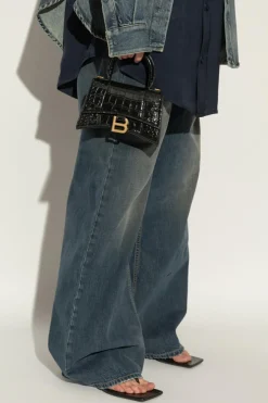 Balenciaga CZARNY Torba na ramię ‘Hourglass XS’
