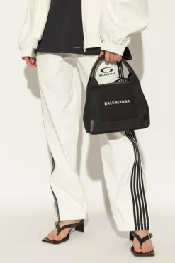 Balenciaga CZARNY Torba na ramię ‘Navy Cabas’