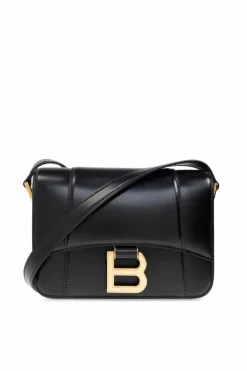 Balenciaga CZARNY Torba na ramię `Hourglass`