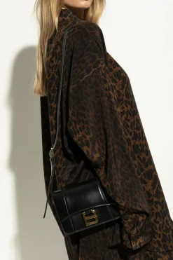 Balenciaga CZARNY Torba na ramię `Hourglass`