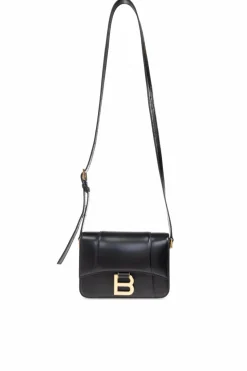 Balenciaga CZARNY Torba na ramię `Hourglass`