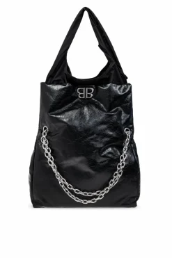 Balenciaga CZARNY Torba na ramię ‘Monaco Large Chain’