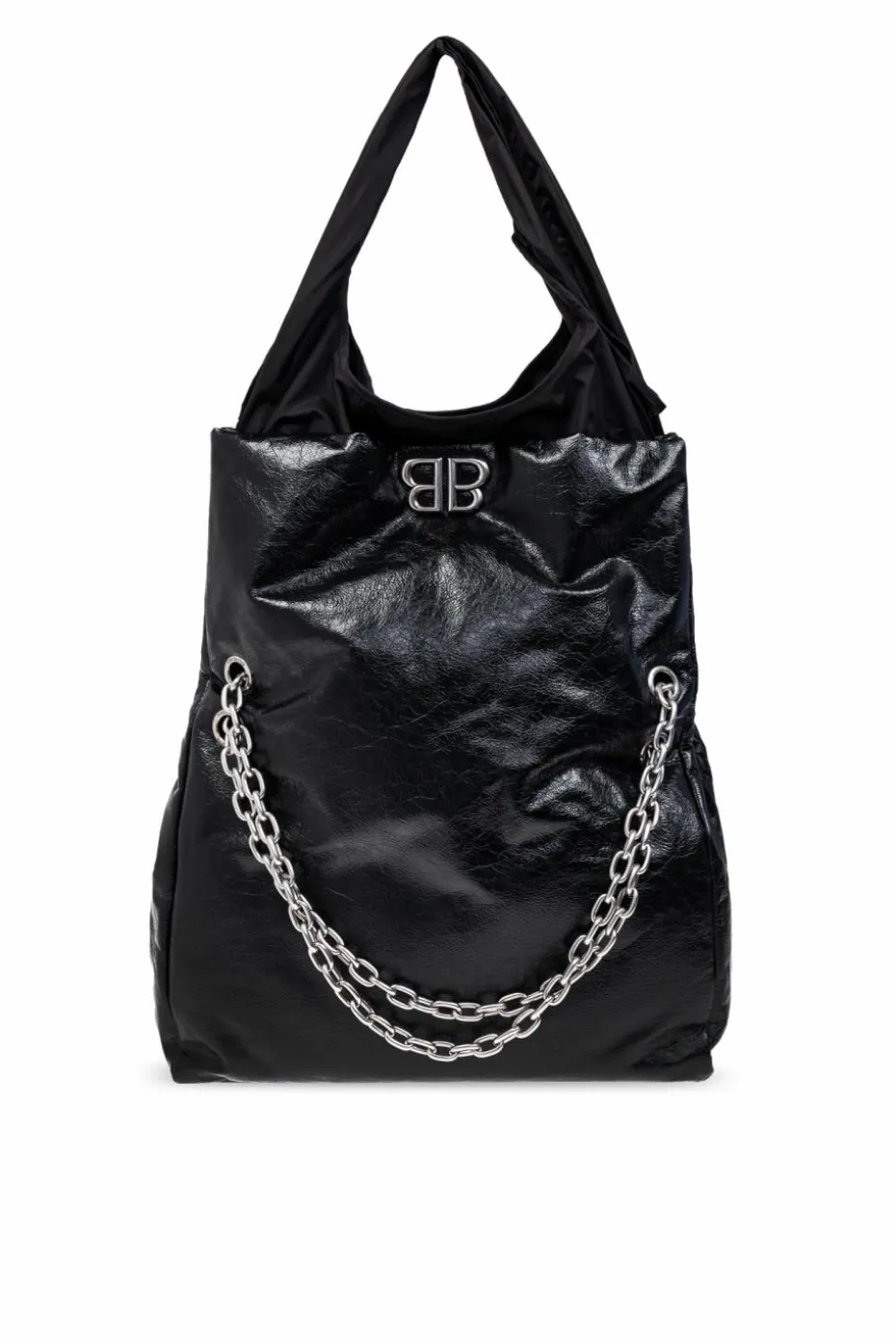 Balenciaga CZARNY Torba na ramię ‘Monaco Large Chain’
