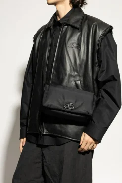 Balenciaga CZARNY Torba na ramię z logo