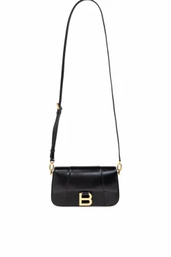 Balenciaga CZARNY Torba na ramię `Hourglass Sling Small`