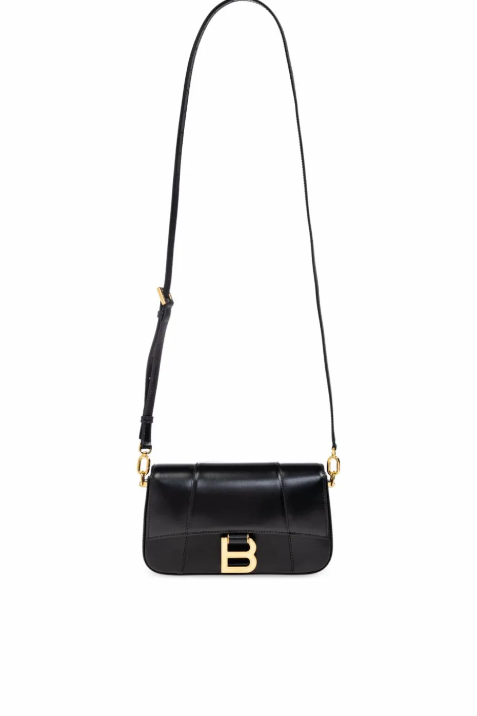 Balenciaga CZARNY Torba na ramię `Hourglass Sling Small`