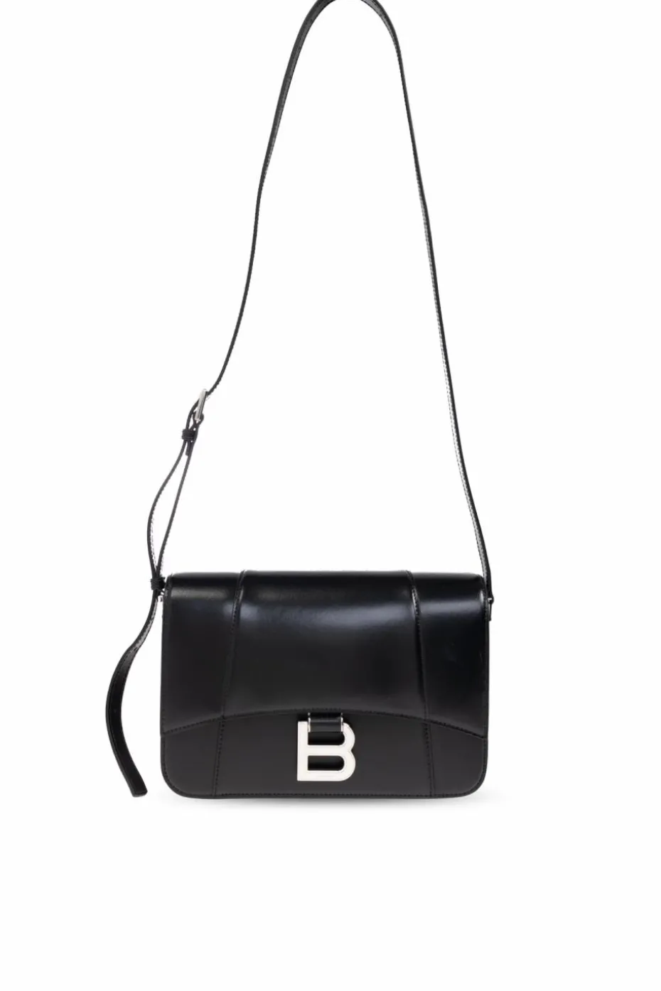Balenciaga CZARNY Torba na ramię `Hourglass Medium`