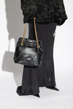 Balenciaga CZARNY Torba na ramię ‘Crush S’