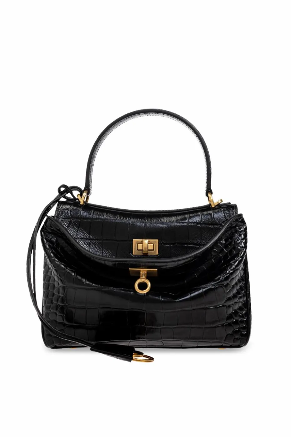 Balenciaga CZARNY Torba na ramię `Rodeo Mini`