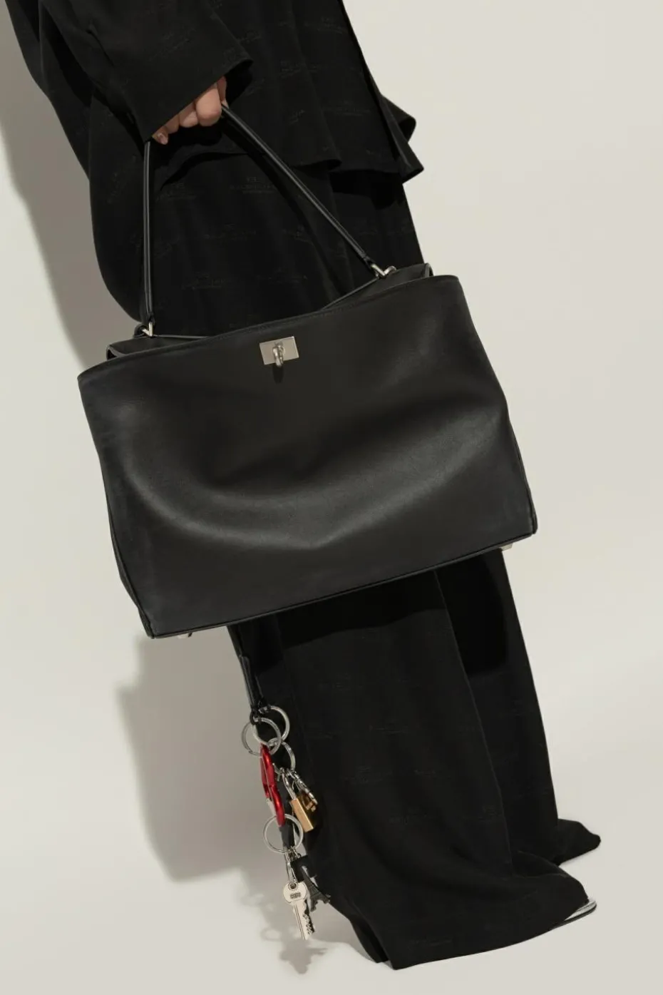 Balenciaga CZARNY Torba 'Rodeo Medium`