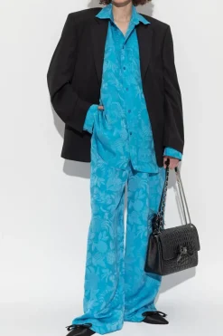 Balenciaga CZARNY Wełniana marynarka