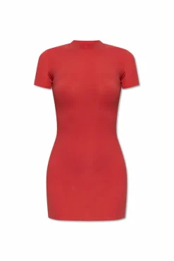 Balenciaga CZERWONY Sukienka o dopasowanym kroju