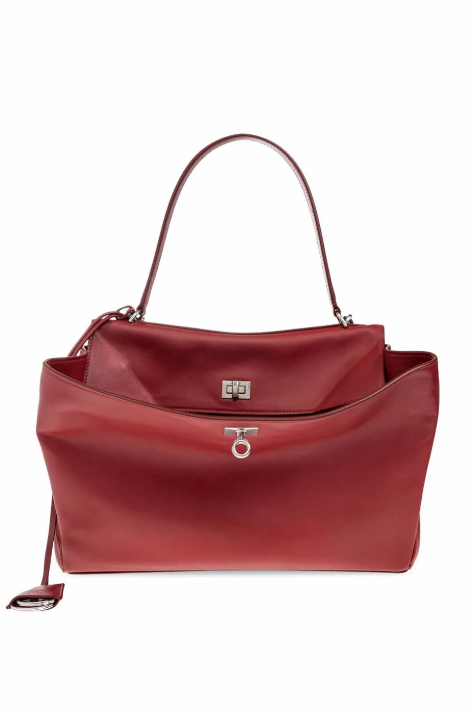 Balenciaga CZERWONY Torba do ręki `Rode Medium`