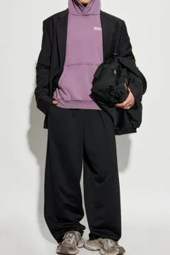Balenciaga FIOLETOWY Bluza z logo