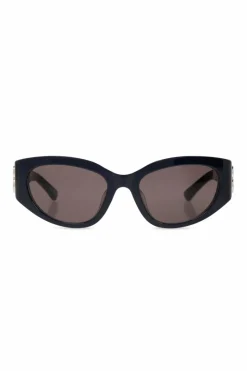 Balenciaga GRANATOWY Okulary przeciwsłoneczne