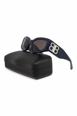 Balenciaga GRANATOWY Okulary przeciwsłoneczne