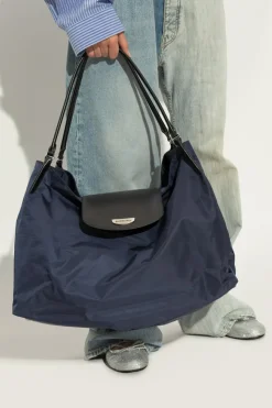 Balenciaga GRANATOWY Torba na ramię ‘Geneve’