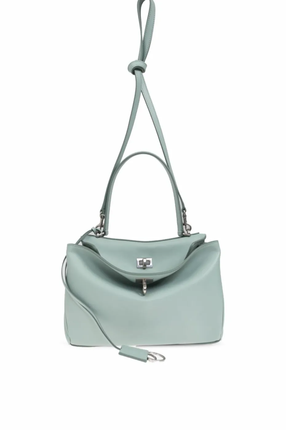 Balenciaga jasnoniebieski Torba do ręki `Rodeo Small`