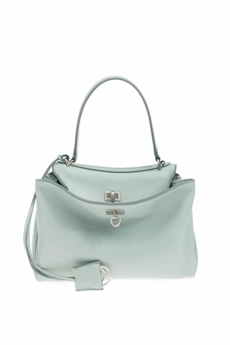 Balenciaga jasnoniebieski Torba do ręki `Rodeo Small`