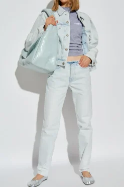 Balenciaga jasnoniebieski Jeansowa kurtka