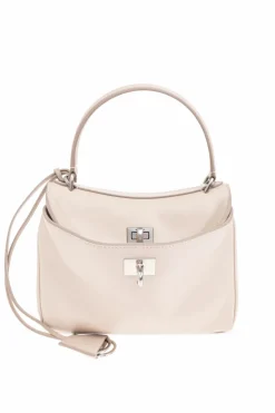 Balenciaga kremowy Torba do ręki `Rodeo Mini`