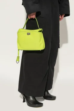 Balenciaga neonowy Torba do ręki `Rodeo Mini`