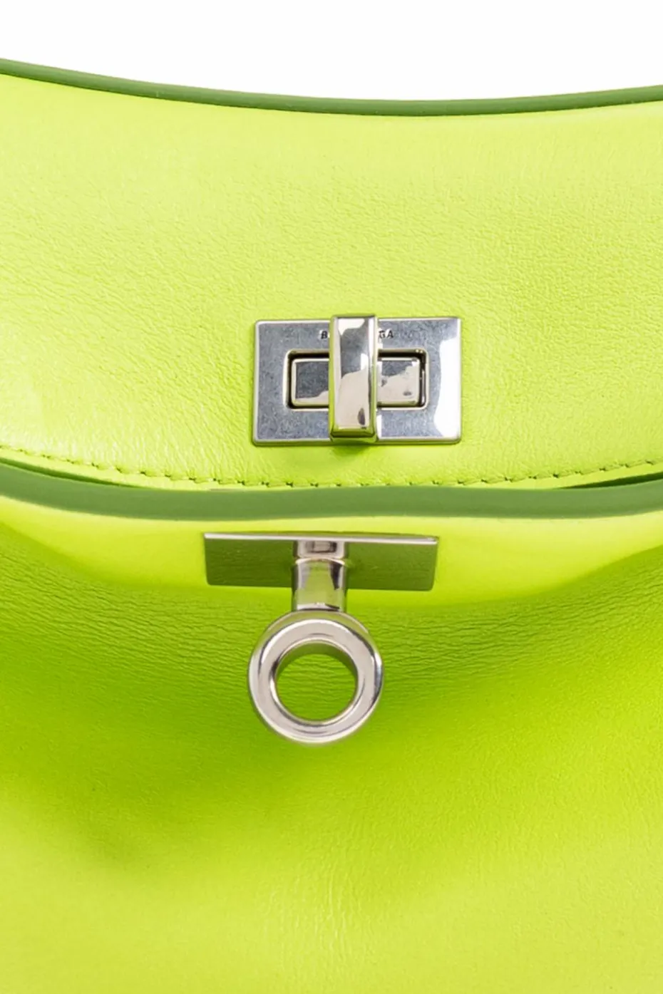 Balenciaga neonowy Torba do ręki `Rodeo Mini`