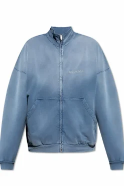 Balenciaga NIEBIESKI Bluza ze stójką