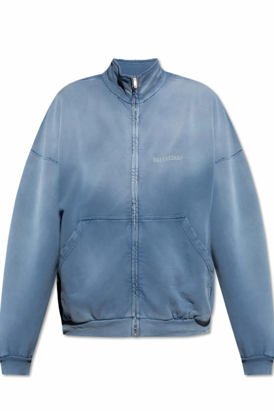 Balenciaga NIEBIESKI Bluza ze stójką