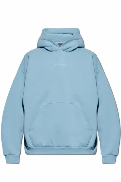 Balenciaga NIEBIESKI Bluza z kapturem