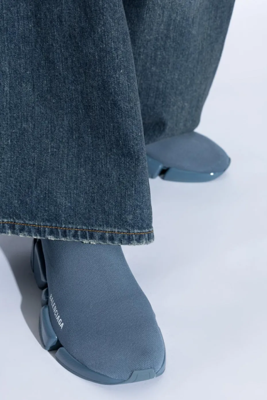 Balenciaga NIEBIESKI Buty sportowe `Speed 2.0` ze skarpetą
