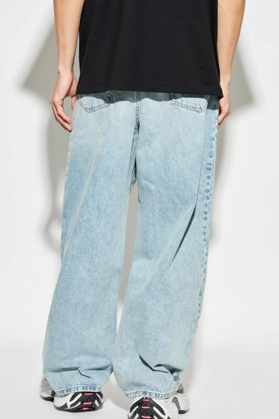 Balenciaga NIEBIESKI Jeansy z szerokimi nogawkami