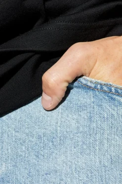 Balenciaga NIEBIESKI Jeansy z szerokimi nogawkami