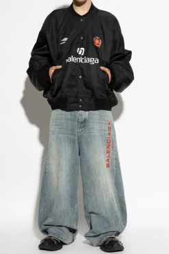 Balenciaga NIEBIESKI Jeansy z logo