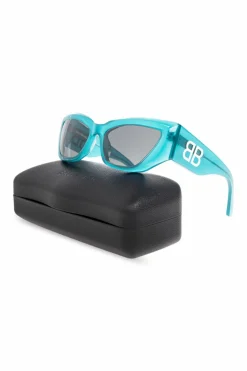 Balenciaga NIEBIESKI Okulary przeciwsłoneczne
