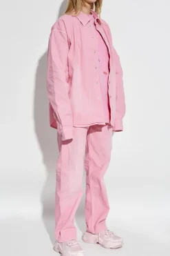 Balenciaga RÓŻOWY Koszula z logo