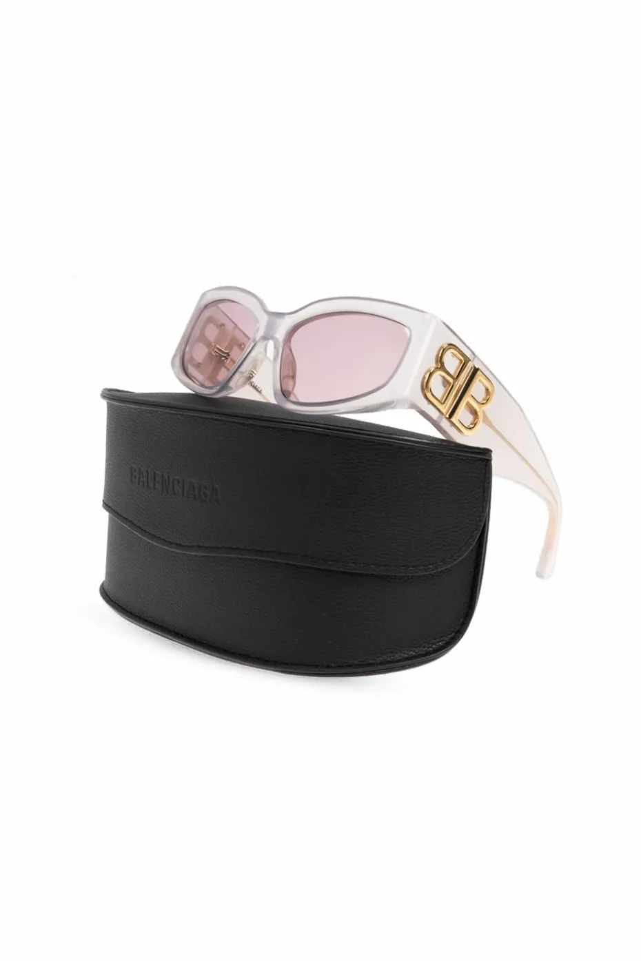 Balenciaga RÓŻOWY Okulary przeciwsłoneczne