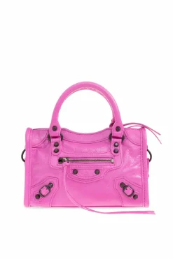 Balenciaga RÓŻOWY Torbado ręki `Le City Bag`