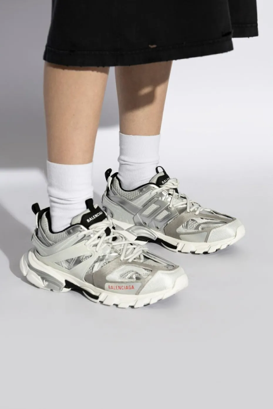 Balenciaga SREBRNY Buty sportowe `Track`