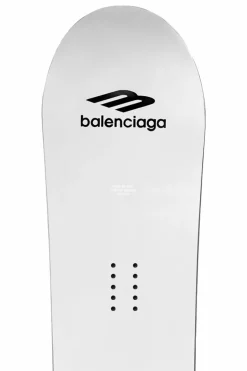 Balenciaga SREBRNY Deska snowboardowa z kolekcji ‘Skiwear’