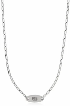 Balenciaga SREBRNY Naszyjnik `Everyday`