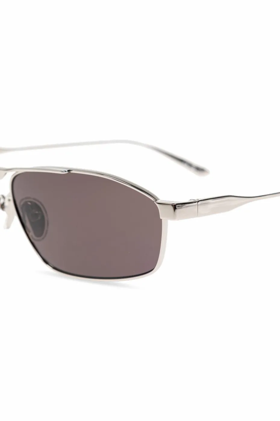 Balenciaga SREBRNY Okulary przeciwsłoneczne
