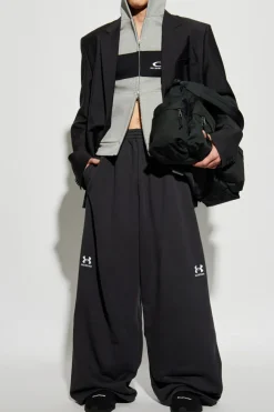 Balenciaga SZARY Bluza z kapturem