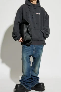 Balenciaga SZARY Bluza z logo