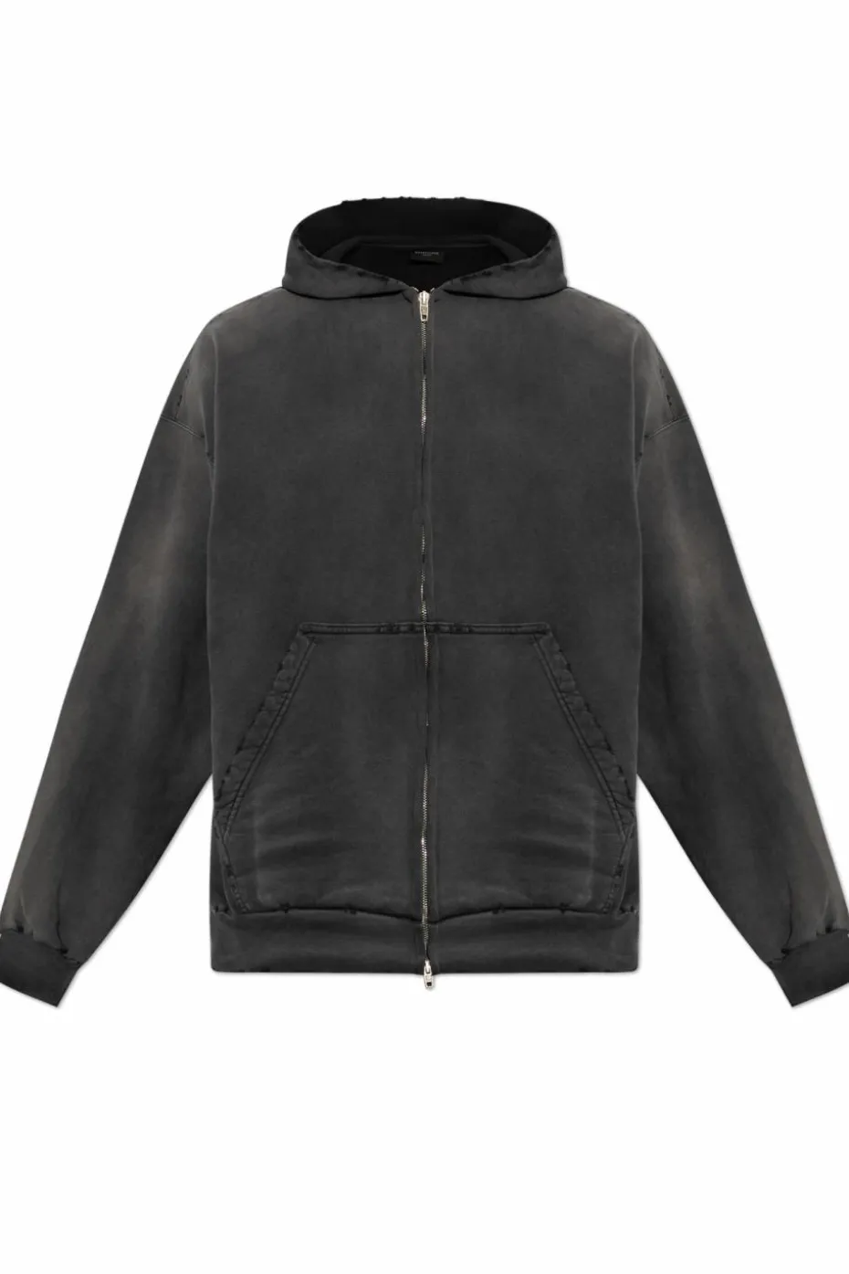 Balenciaga SZARY Bluza z kapturem